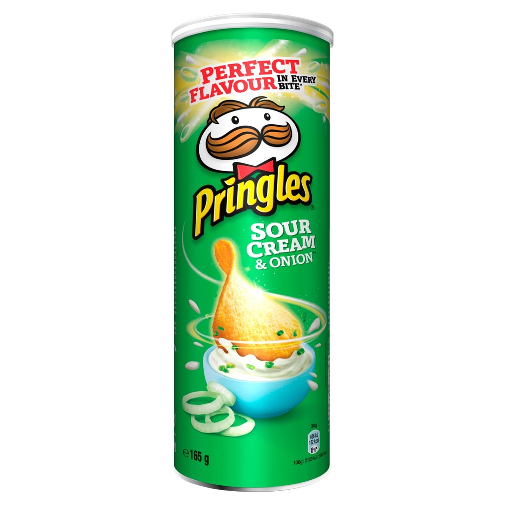 Pringles Sour Cream & Onion 165G