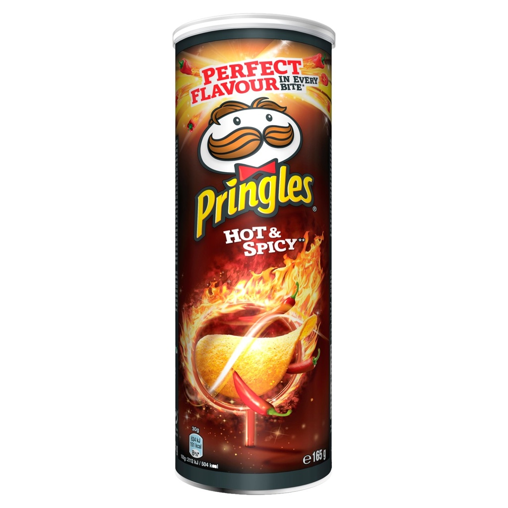 Pringles Hot & Spicy 165g