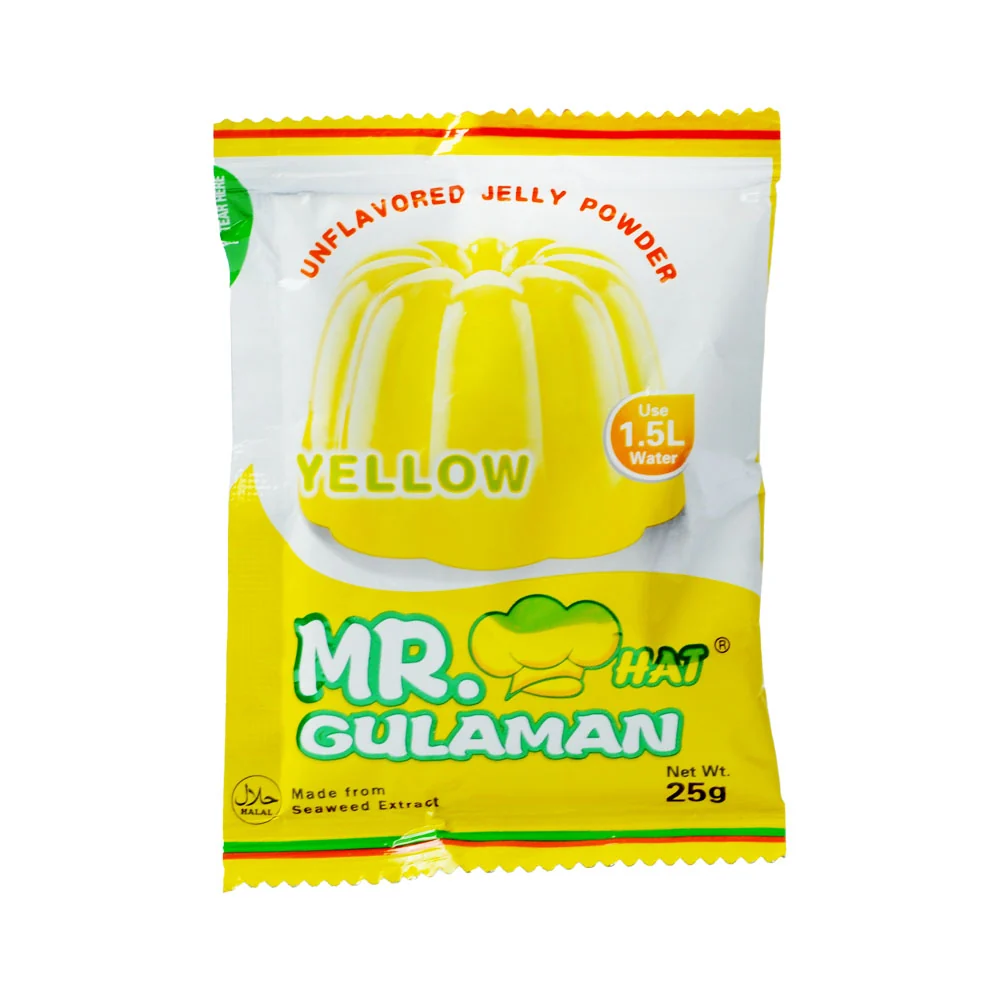 Mr. Gulaman Jelly Powder (Unflavored - Yellow) 25G