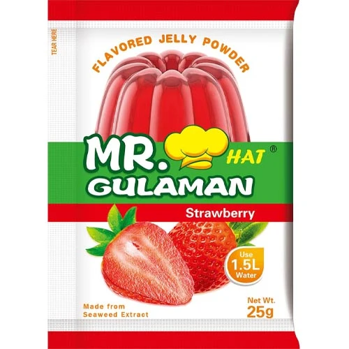 Mr. Gulaman Jelly Powder Strawberry  25G