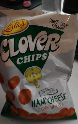 Clover Chips Ham and Cheese Flavoures Tapioca and Corn Snacks