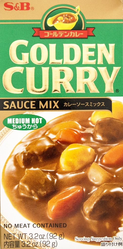 S & B Sauce Mix  Medium Hot 92g