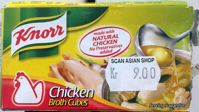Knorr chicken broth cubes 60g