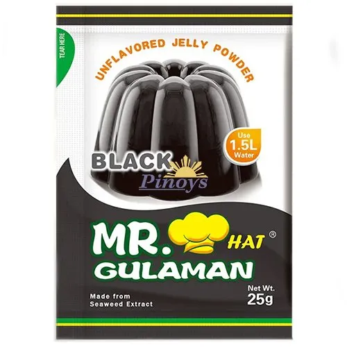 Mr Gulaman Unflavored Black Jelly Mix 25g