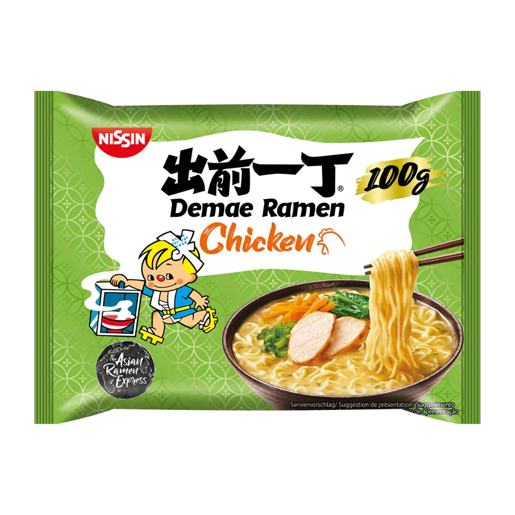 Nissin Demae Ramen Chicken Noodles, 100g