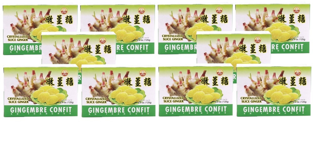 Gingembre Confit en tranches 125G