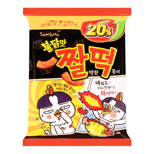 Samyang Zzaldduk Topokki au goût de poulet épicé