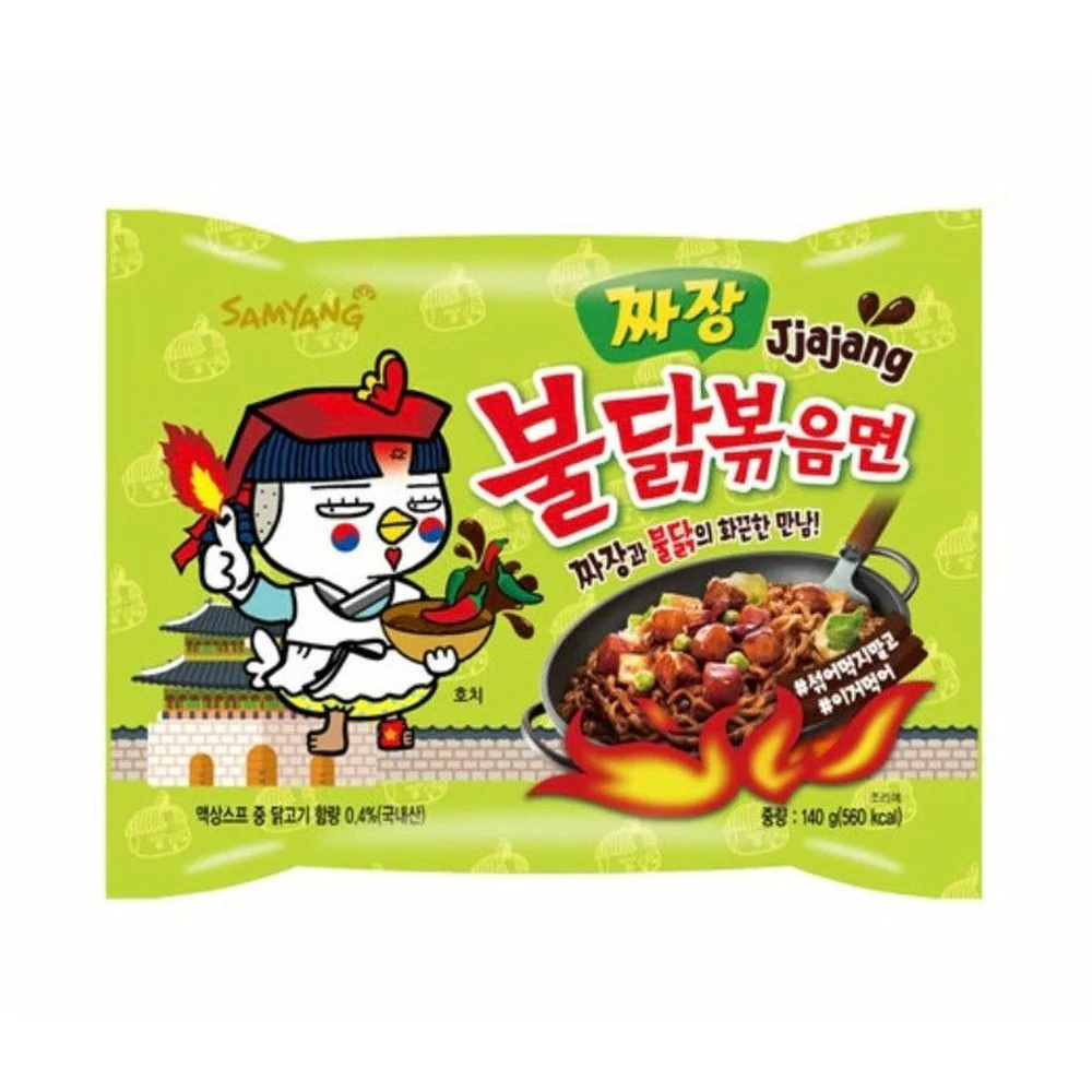 Samyang Nouilles Instantanées - Poulet Épicé au Jjajang (140g)